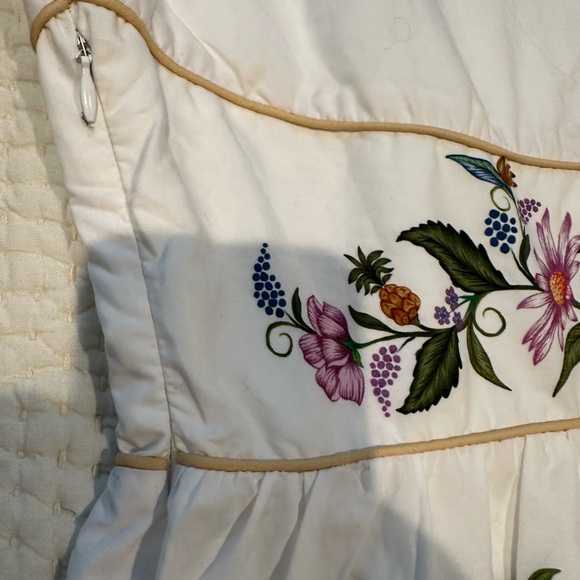 Farm Rio Sweet Bloom Dreamscape Cotton Shirtdress - Picture 3 of 15